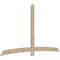 Ekena Millwork Bellingham Smooth Timber Gable Bracket, Douglas Fir, 108"W x 63"H x 1 1/2"D x 5 1/2"F, 14/12 Pitch GBW108X63X0206BEL00SDF - alternate 2